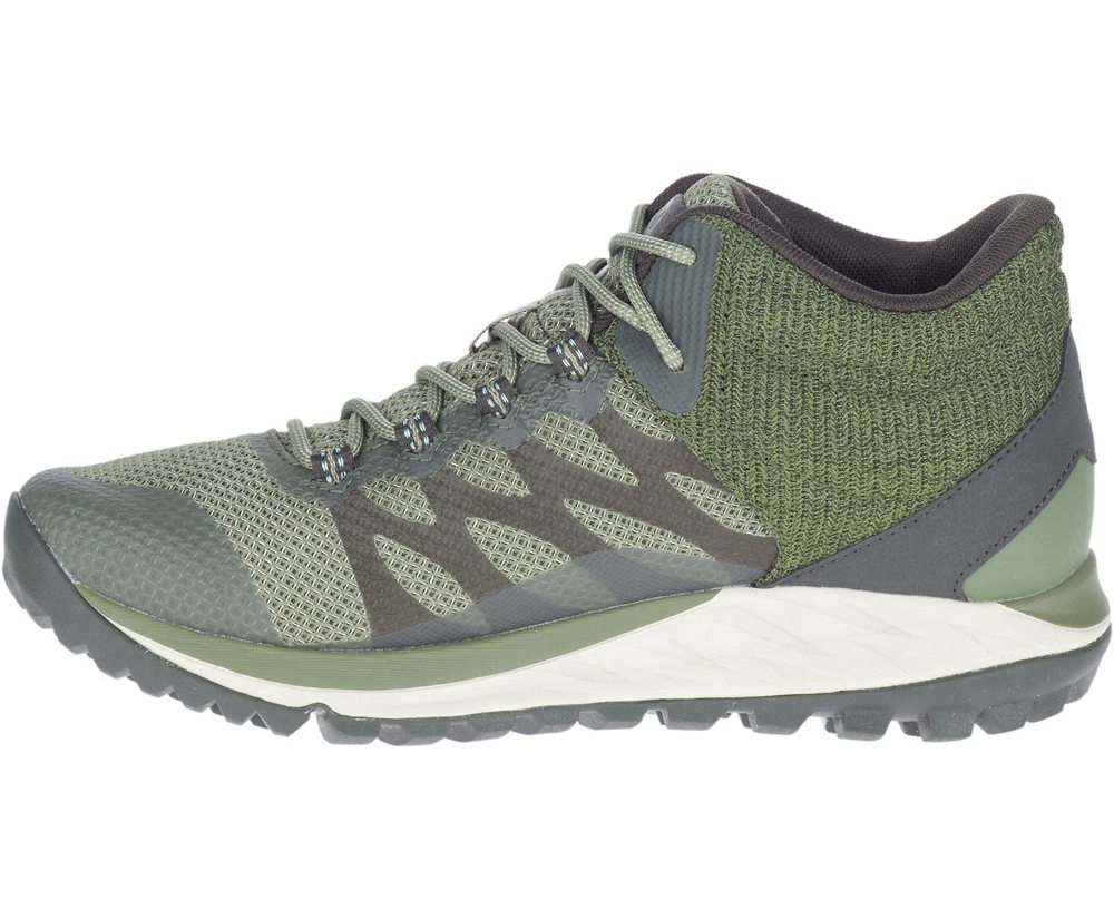 Merrell Sneakers Dame - Antora 2 Mid Waterproof - Olivengrøn - WHB314587